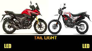 Honda NX200 Vs Hero Xpulse 200 4V specs top speed, features #xpulse200   #honda #nx200