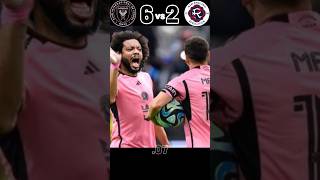 Marcelo was seen playing the first match inter miami × new england 6×2 highlights🥶 || #shorts #messi