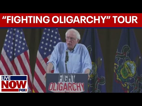 Bernie Sanders visits Bethlehem, PA for "Fighting Oligarchy" tour  | LiveNOW from FOX