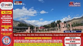 Kargil Vijay Diwas: Army chief, Union minister Mandaviya,  LG pays tribute at war memorial in Kargil