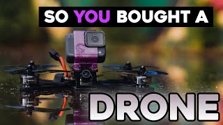 So, you bought a FPV Drone! [unboxing, set up, how to test fly]