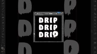 Drip text effect #adobe #adobephotoshop #texteffect #typography