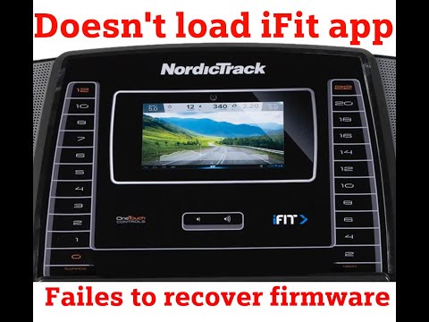 iFit NordicTrack S40 fails to recover firmware