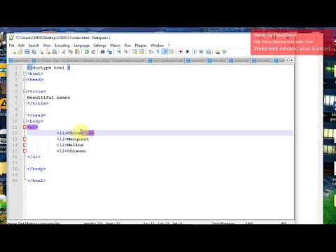 HTML and CSS tutorial 3 How to make body,headers and lists chichewa