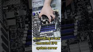Assembling a rack-mounted EPR system server #erpserver #rackserver #dellservers #lenovoserver