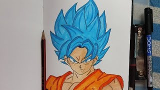 GOKU Drawing ✨ #drawing #viralvideo #gbtart2007 #gokufanart
