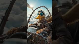 A Duck Flying a Plane? 🦆✈️ This Pilot is Quacking Amazing!"
