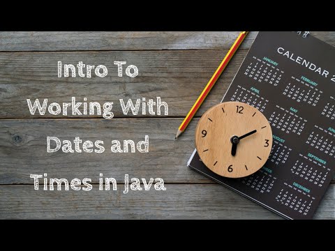 Intro to Working With Dates and Times in Java