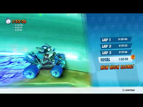 CTR Nitro Fueled: Sewer Speedway Trying To Beat Velo Ghost