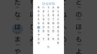Hiragana Basics for Beginners #shorts #language #japanese #japan #alphabet #hiragana #pronunciation