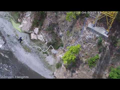 Bungee jump Rishikesh, India. Come with me. And we will fly above