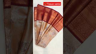 Elegance🦋Butterfly Tissue Silk Saree - Tradition in Every Thread#shorts #ytshorts #silksaree #tissue