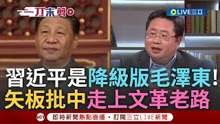 一刀未剪｜「習近平就是降級版的毛澤東」! 矢板明夫見證中國文革後的故事 批中國走上文革老路"更惡劣了":上場是悲劇 這場是鬧劇...更嗆習上任後完全迴轉!｜焦點人物大現場20250421｜三立新聞台