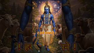 Powerful Krishna Mantra ❤️🦚 - 🕉️   KRISHNAYA VASUDEVAYA #krishna #chanting #meditation #music
