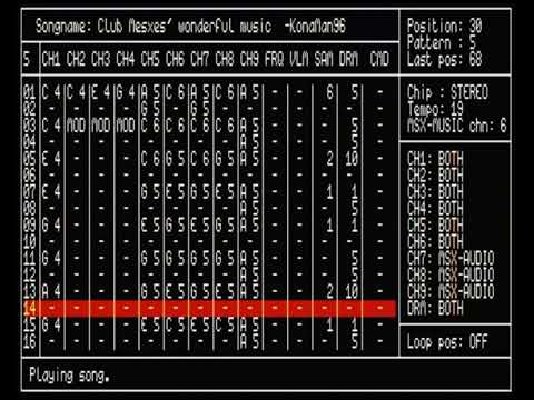 Club Mesxes' wondeful music [MSX, OPLL+OPL1]