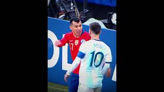Don't Touch Messi in Front Of De Paul ☠️🔥 #argentina #chile #copaamerica #depaul  #trending #messi