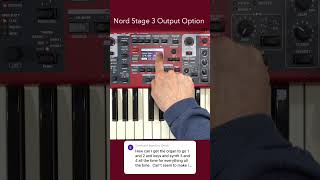 Output Settings Option for the Nord Stage 3 Keyboard