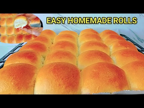 HOW TO MAKE THE SOFTEST DINNER ROLLS EVER | EASY HOMEMADE RECIPE 