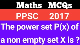 The power set P(x) of a non empty set X is?||What is a permutation of a non-empty set?