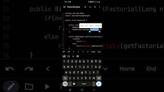 PART 2 - FACTORIAL of 10 vs 100. | Java | SivaRayal. #programmingtutorial #codingtutorial #shorts