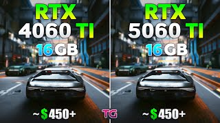 RTX 5060 Ti vs RTX 4060 Ti - Test in 10 Games
