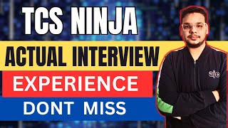 Actual TCS Ninja Interview Experience | TCS Ninja Interview 2025 | Don't miss to cover Technical