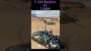 T-104 Bastion Vs T-95M | MWT Tank Battles #mwttankbattlesgameplay