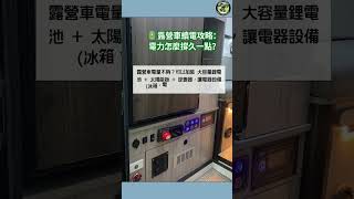 露營車電力不夠怎麼解決？如何能撐久一點？＃太陽能板＃逆變器＃鋰鐵電池＃卡莫露營車＃ #camping＃