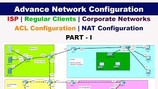 Advance Network Configuration | ISP | Corporate Networks | ACL | NAT Configuration  PART - I