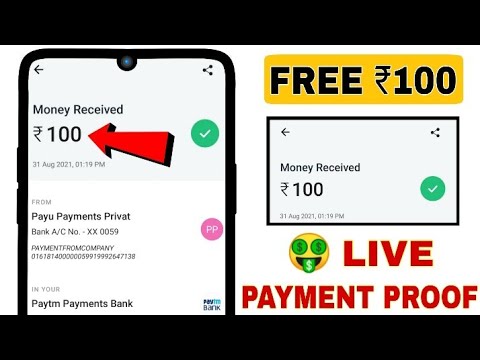 Free ₹100 Without Investment || 2021 New Earning App Today | Task Complete App To Earn Money  #short