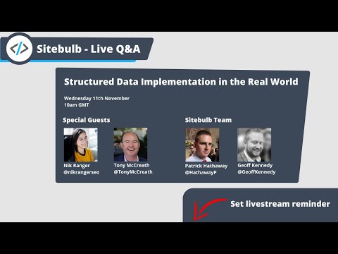 Structured data implementation in the real world