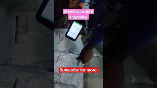 Meesho orders scanning process 🔥👍 #meesho #logistics #order