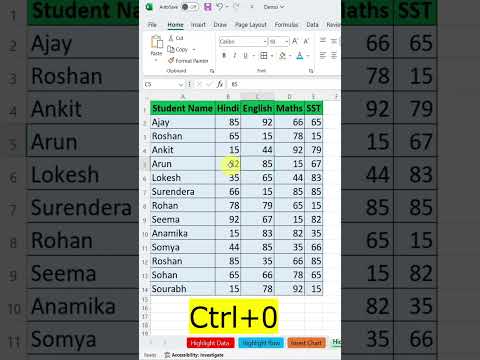 MS EXCEL: How to Hide and Unhide Row and Column in MS Excel? | Hide Row and  Column #raghavxlprime2