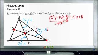 Medians: Examples (Basic Geometry Concepts)