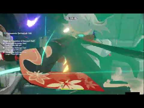 [F12 2.8+0.2] Testing Fischl Aggravate | Abyss 16 August 22 | Genshin