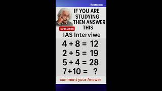 Mathematics challenge