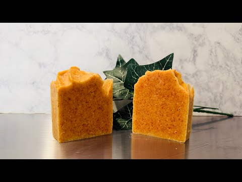 COLD PROCESS SOAP | TURMERIC LEMON