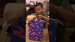 KC receive a power ranger morpher on his 4th birthday