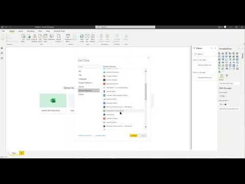 Data sources and connectors that Power BI offers