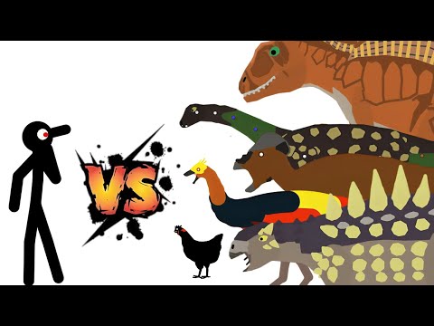 Epic Insult Battle - Dude vs. Dinosaurs! (Humans vs Dinosaurs)