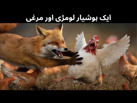 Clever Fox and Hen|ایک ہوشیار لومڑی اور مرغی|एक चतुर लोमड़ी और मुर्गी|#Hindi stories #moralstories