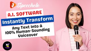 Speechelo ai software Instantly Transforms any text into a 100% human-sounding voiceover