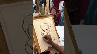 Live caricature #caricatures  #makemorelaugh #party #reaction #ytshorts #short #livereaction