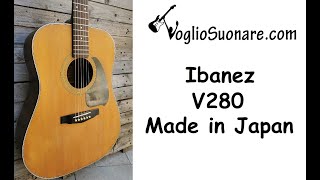 Ibanez V280 Made In Japan 80's Acoustic Dreadnought