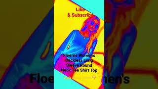 Floerns Women's Backless Long Sleeve Round Neck  Top #latestfashiontrends #shortsusa #usafashion