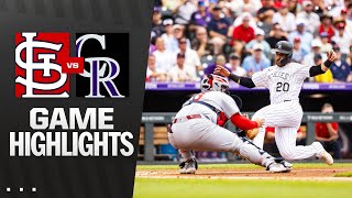 카디널스 vs. 로키스 경기 하이라이트 (2025년 7월 23일) | MLB 하이라이트