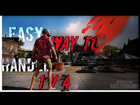 🔥 Easy Way to Handle 1 V 4 • Asia Squad • Highier Tiers • Pubg Mobile Hindi 🔥