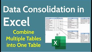 📊 Excel Data Consolidation Made Easy | Combine Multiple Tables FAST!