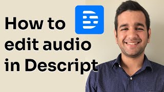 How to edit audio in Descript | 1 Min Tutorial