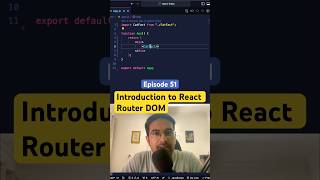 React Router DOM ka kya kaam rehta hai? 😎 #reactjs